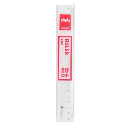 Deli E6220 20 см линейка