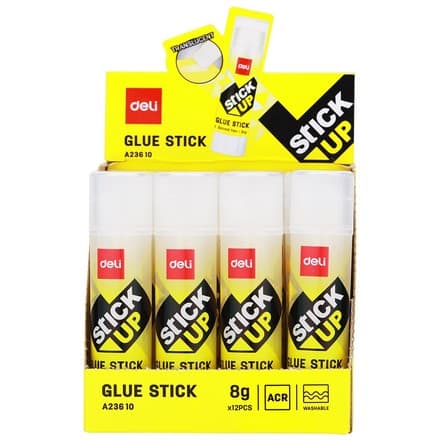 Deli Stick UP 8 г прозрачный клей‑карандаш