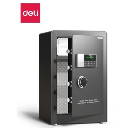 DELI AE873 - Qora Elektron Seyf
