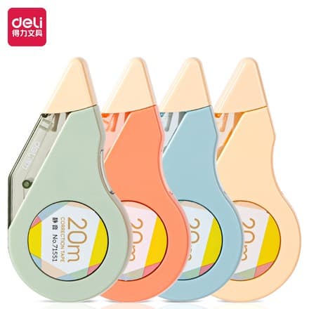 DELI 71551 – 5 mm × 20 m korreksiya lenta