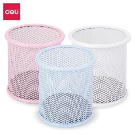 Deli E9153 металлический сетчатый стаканчик – Ø 91 мм, 4 цвета