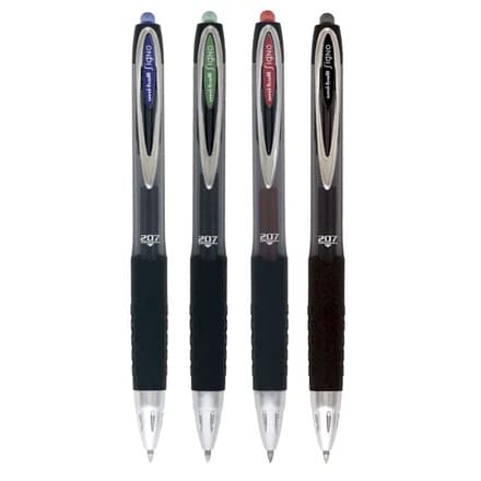 Uni‑Ball Signo 207 (0.7 mm) – Ko‘k 3D Set