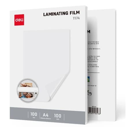 Deli ET174 – 100 µm A4 laminatsiya plyonkasi