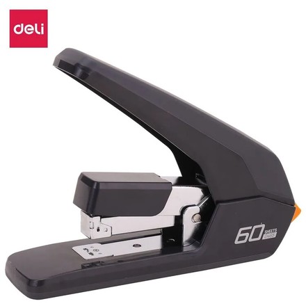 Deli E0465 – Qora Heavy‑Duty stapler