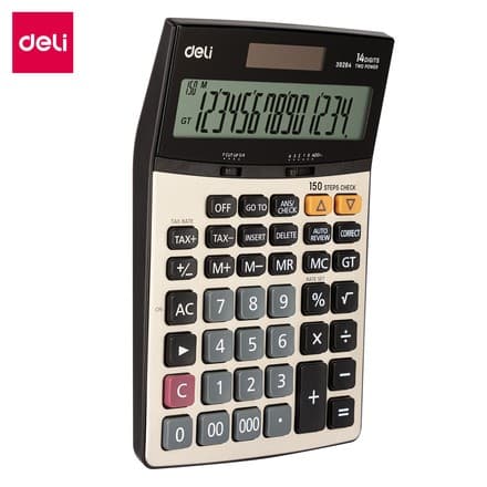 DELI E39264 14‑razryadli metall kalkulyator