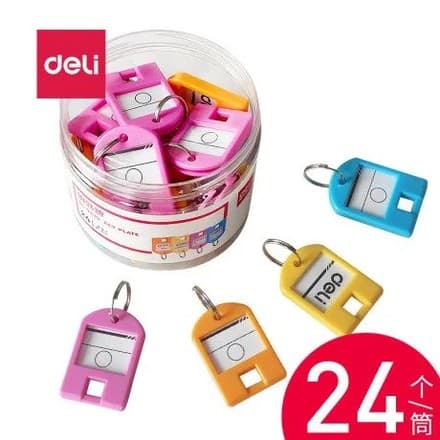 Брелок для ключей 24шт в пач"Deli" 9330