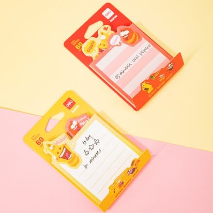 Deli EA039 – 76 × 76 mm o‘lchamdagi, 60 varaqli, 80 gsm qog‘oz