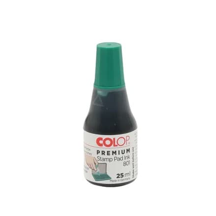 Colop 801 – зелёная 25 ml штамп‑краска