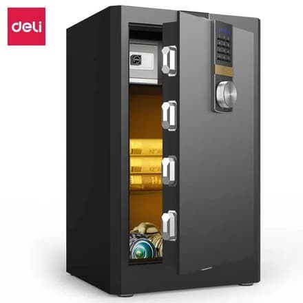 DELI 4044ES – Elektron kodli qora ofis seyfi
