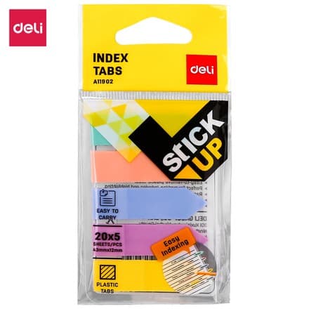 Deli EA11902 – 5 rangli indeks yorliqlar