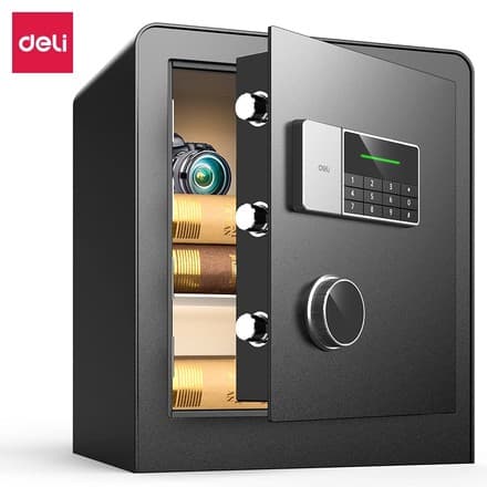 DELI ET551 - Qora Raqamli Ofis Seyfi