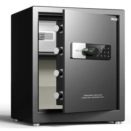 DELI 33122S – ofis‑seyfi, elektron kodli qulf