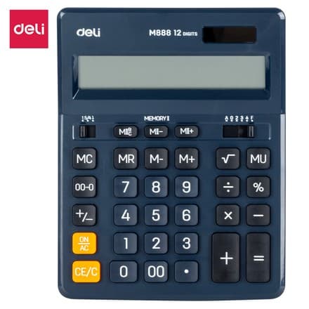 Deli M888 – 12‑razryadli stol kalkulyatori