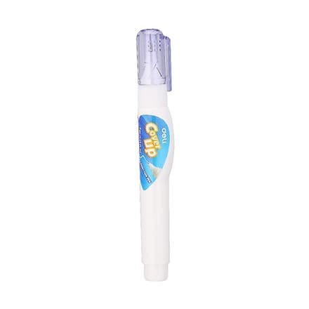 Deli 7 ml белая стеклянная корректирующая ручка, стальной наконечник,