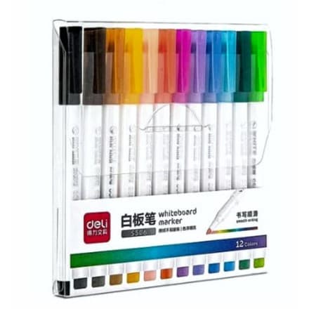 Deli S506 12‑rangli marker to‘plami