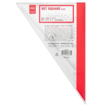Deli E6435 33 см прозрачный уголок