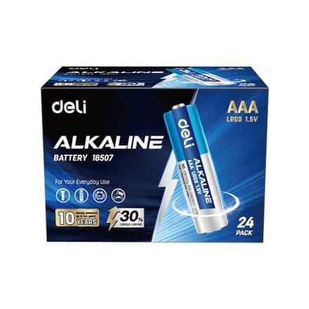 Deli E18507 AAA (4 шт) – qora