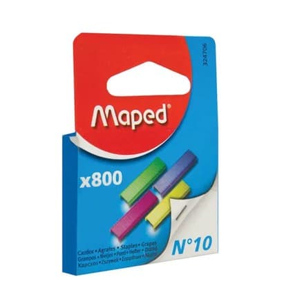 Maped 324706 цветные скобы №10