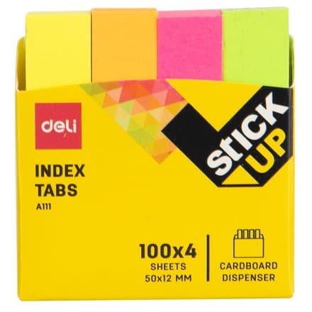 Deli EA11102 Neon zakladkalar